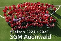 Drohnenbild SGM Auenwald Spieler Saison 2024-2025